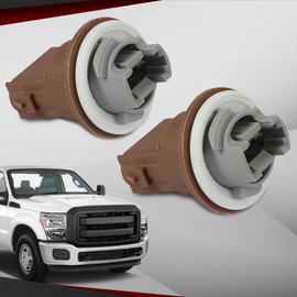 2 Bulb Sockets Headlight Brake Tail Light Turn Signal Compatible with Ford F150 F250 F350 F450 Super Duty 2004-2013/Fit Lincoln Mark LT 2006-2008 2U5Z13411SA