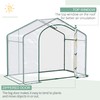 Outsunny 6' x 3' x 5' Portable Walk-in Greenhouse, Plastic