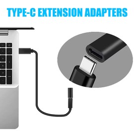 tunghey 5Pack USB C Adapter Kit, USBC Female to Female/Male to Male/M to F/Right Angle/UP Right Angle Adapter, Supports Fast Charging and Data Transfer Extension, up to 10GBbps Rate