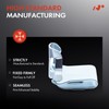 A-Premium 20PCS Metal Door Interior Trim Panel Clips Retainer Compatible