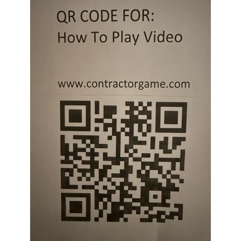 Contractor Board Game, Construction Theme