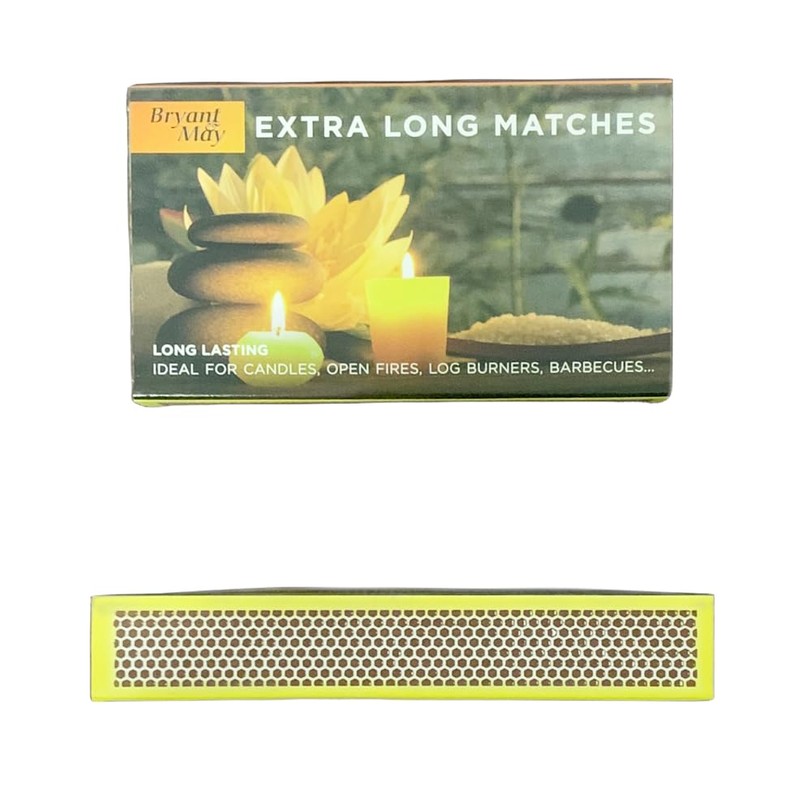 Bryant and May Extra Long Matches (Pack of 2) Multipack