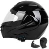 Motorcycle Bluetooth Modular Helmet, DOT Approved Dual Visor Full Face