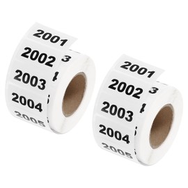 uxcell 2 Roll Inventory Number Sticker, 2001-3000 Consecutive Numbered Labels Self Adhesive Waterproof Labels Tag for Storage Classification Supplies (1.6x0.8 Inch)