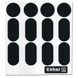 Cohas Chalkboard Labels for Deco Brothers Glass Spice Jars Includes No Marker and 84 Labels, Refill Kit, No Marker