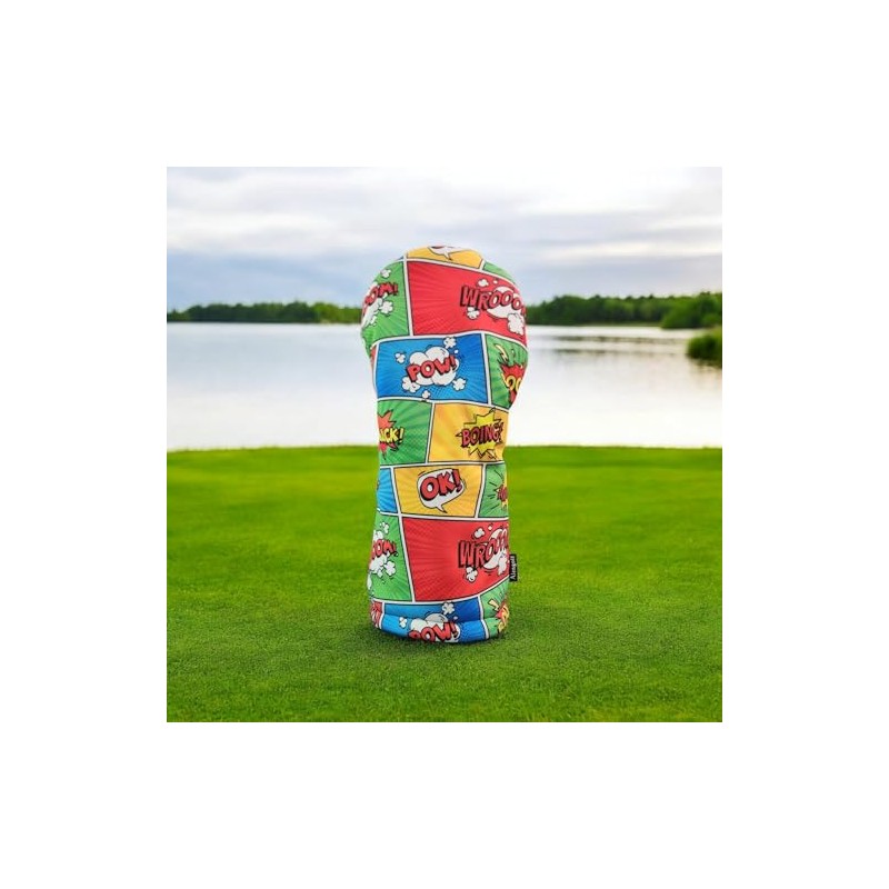 Alengolf Waterproof Golf Case for Driver Comic | Multicolor Comic