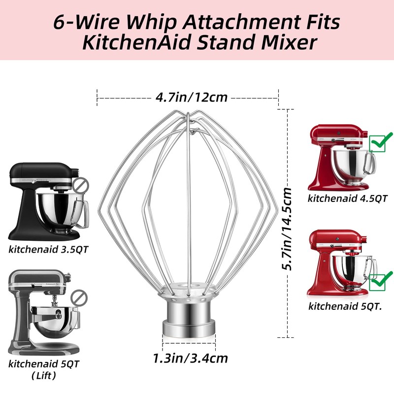 Gdrtwwh Mount for KitchenAid 4.5-5 Qt. Tilting Head Stand Mixer