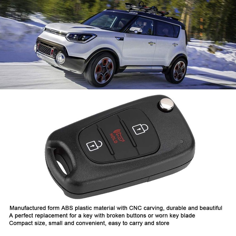 KIMISS Carcasa de Llave remota de Coche, para KIA Soul