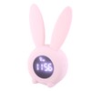 Multifunctional Cartoon Rabbit LED Screen Timing Alarm Temperature Table Clock