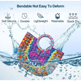 MILESTAR Pop Bag, Large Pop Fidget Sensory Game Toy Handbag, Multifunctiona