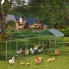 Metal Chicken Coop, 120" x40" x40" Large Chicken Run with