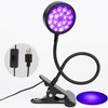 UV LED Black Light Clamp Light with USB, Upgraded 5W