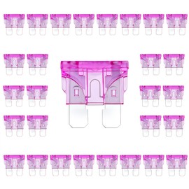 3 Amp Standard Fuse, 100 Pack Auto Fuses ATC/ATO Standard Regular Fuse Blade 3A Car Truck Boat Marine RV - 100Pack