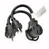 Parkworld 62732 Combiner Adapter Cord, Generator (2) L5-30 Plug Male