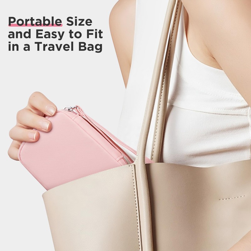 Zannaki Cute Pill Organizer for Purse with Two Removable 7-Day
