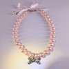 Dog Accessories for Girls Pearl Collar Necklace for Dogs Cats