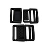 Wuuycoky 0.8" Inner Width Black Plastic Center Release Buckle One