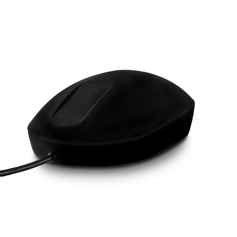 PUREKEYS Disinfectable Hygienic Mouse, Wired - 40265 - Colour: Black