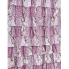 spring Home Batch Work Ruffle Fabric Shower Curtain Multi Color