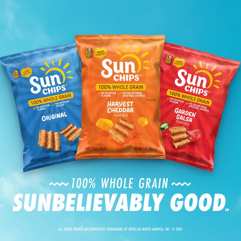SunChips Original Multigrain Snacks, 1 Ounce (Pack of 104)