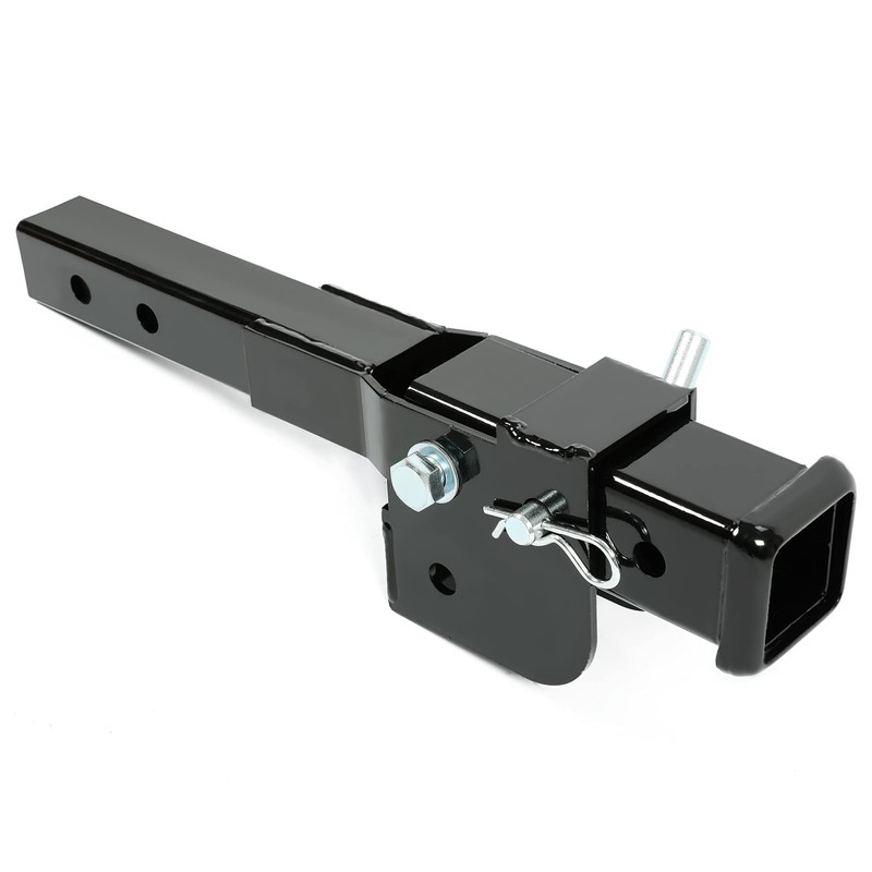 KUAFU 2" Folding Hitch Adapter Compatible with 2 Inch Trailer