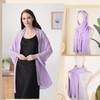 Ladiery Scarf and Wraps for Evening Dresses, Soft Sheer Chiffon