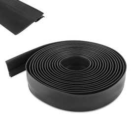 maXpeedingrods 018-546 RV Slide Out Clip Rubber Seal Weather Stripping with 2 Wiper for 35 Feet 7/16″ x 3″ for RV Camper Door Window