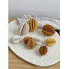 LOVI Set of 3 Wooden Eggs Golden Mix - 7