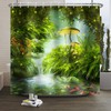 Xiaoterna Fairytale Fantastic Forest Shower Curtain Spring Fairy Tale Enchanted
