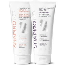 Shapiro MD Hair Revitalizing Shampoo and Leave-in Conditioner Set for Men and Women | Thickening Shampoo and Leave-in Conditioner Set for Visibly Fuller Looking Hair (1 Month Supply)