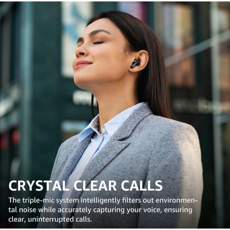 TOZO Hybrid Active Noise Cancelling Wireless Earbuds with 6 Mics