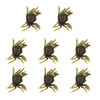 8Pcs Artificial Crab Bait 13cm 33.5g Simulation Crab Soft Lure