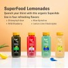 Organic Lemon Lime Electrolytes SuperAde Drink, Effective Hydration, SuperFood Lemonade