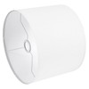 White Lamp Shade, Large Drum Lampshade 13" Top x 13"