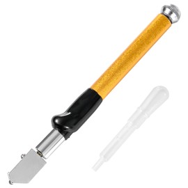 Aluminum Alloy Glass Cutter, Pencil Shape Glass Scoring Tools with Range 5-15 mm, Precise and Clear Scoring for Thick Glass Mosaic and Tiles