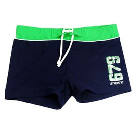 Happy Cherry Traje de baño de dibujos animados para bebés y niños, Azul marino, 4-5T