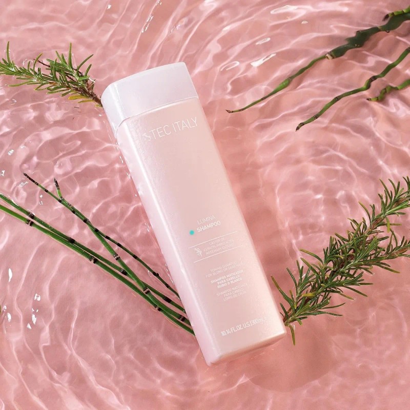 Tec Italy Lumina Shampoo Matizador Para Rubio-blanco 300 Ml