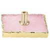 mookaitedecor Set of 4 Natural Rose Quartz Drawer Knobs with