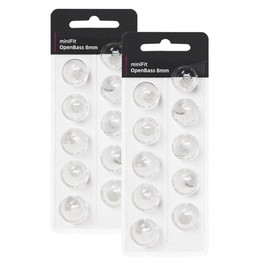 KH HAIKE Hearing Aid Domes for Oticon Replacements,Oticon Minifit Open Bass Vent Domes (8 mm/2 Packs,Universal Domes for Oticon Hearing Aid Supplies.