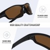 Ofwin Polarized Sports Sunglasses for Men Women Driving Cycling Fishing