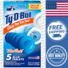 Ty-D-Bol Blue Tablets Value 5 Pack Automatic Toilet Bowl Cleaner