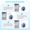 PEIOUS Wireless Mouse Jiggler - LED Wireless Mice with Build-in
