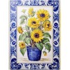 Sunflower Bouquet Pattern A957 Accent Tile Mural Kitchen Bathroom Wall