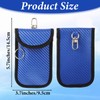 Gjinxi 2 Pcs Faraday Pouch for Car Keys, Faraday Key