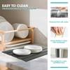 HAOIVE Dish Drying Mat Stone Bath Mat Diatomaceous Earth Stone