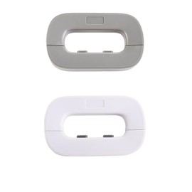 2 Pack Home Refrigerator Door Safety Lock, Latch Catch Toddler Kids Child Safe Adhesive no Tools Need or Drill