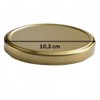 mikken Twist-Off Replacement Lid for Large Jars, 100/10.3 cm, Pack