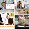 WEFHEF Pack of 2 Wipeable Whiteboard Magnetic Wall Small Whiteboards