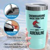 Snowboarding Teal Edition Viking Tumbler 20oz - Snowboarding Where snow