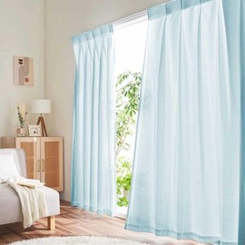 BELLUNA Lace Curtain Set of 2 Thermal Insulated Light Filtering UV Protection Washable Lace, Day and Night Makes it difficult to see inside the room from the outside 2 piece set, Includes adjuster